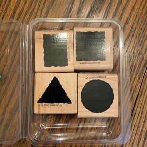 Little Shapes rubber stamp set